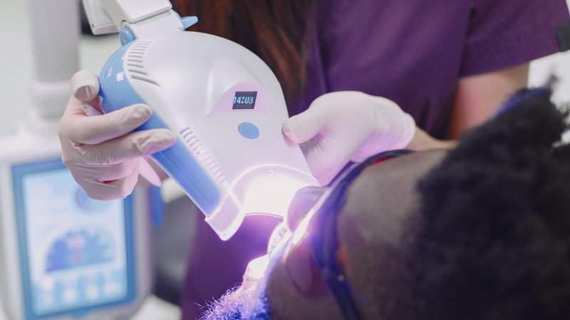 Teeth whitening treatment